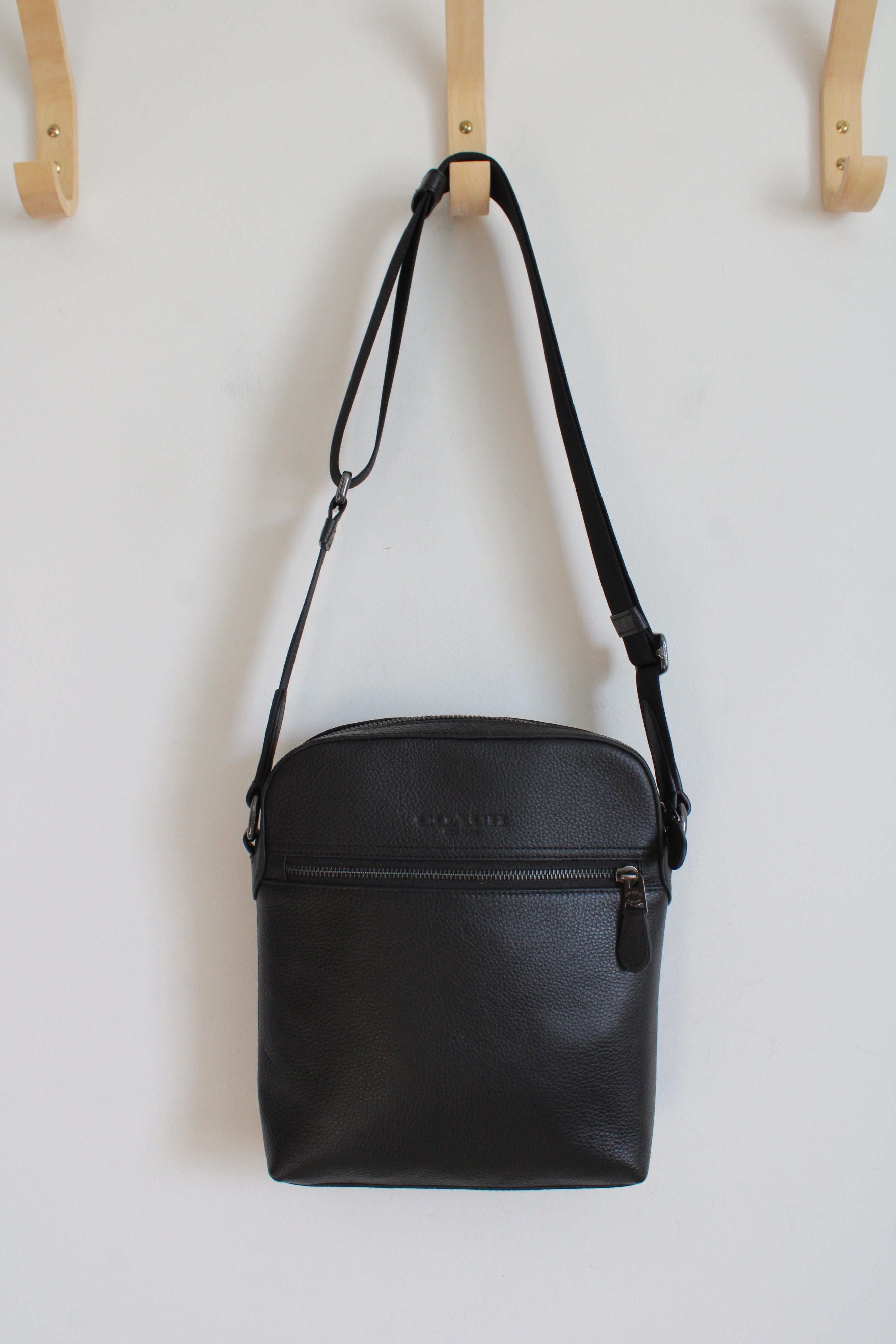 Coach Black Houston Flight Bag