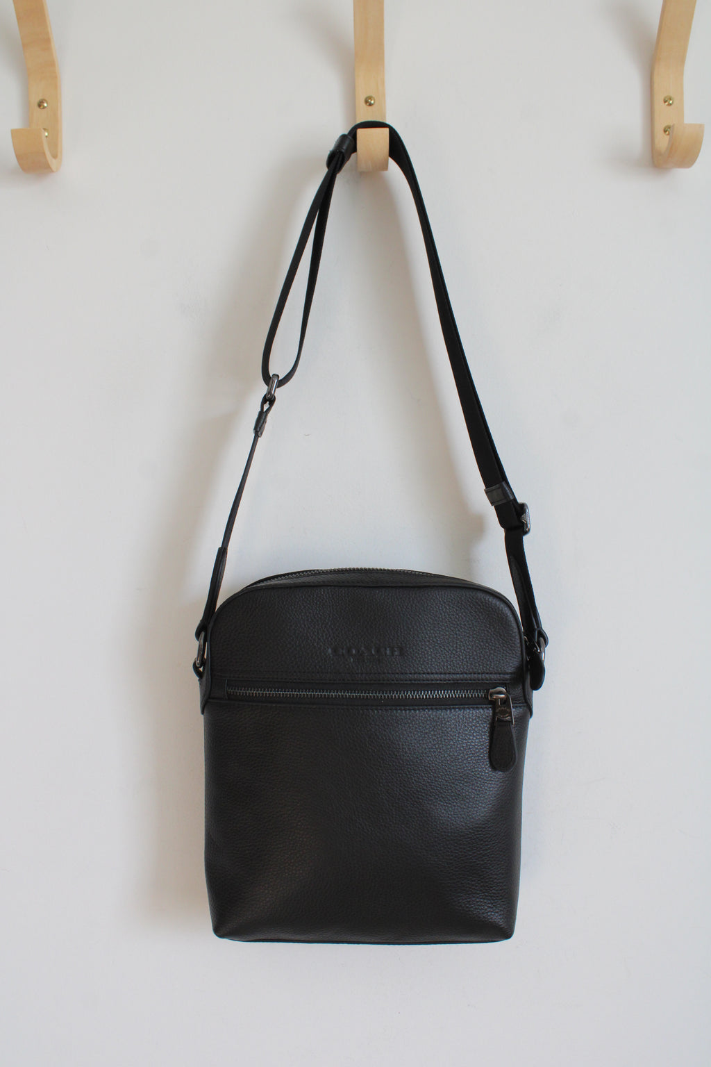 Coach Black Houston Flight Bag