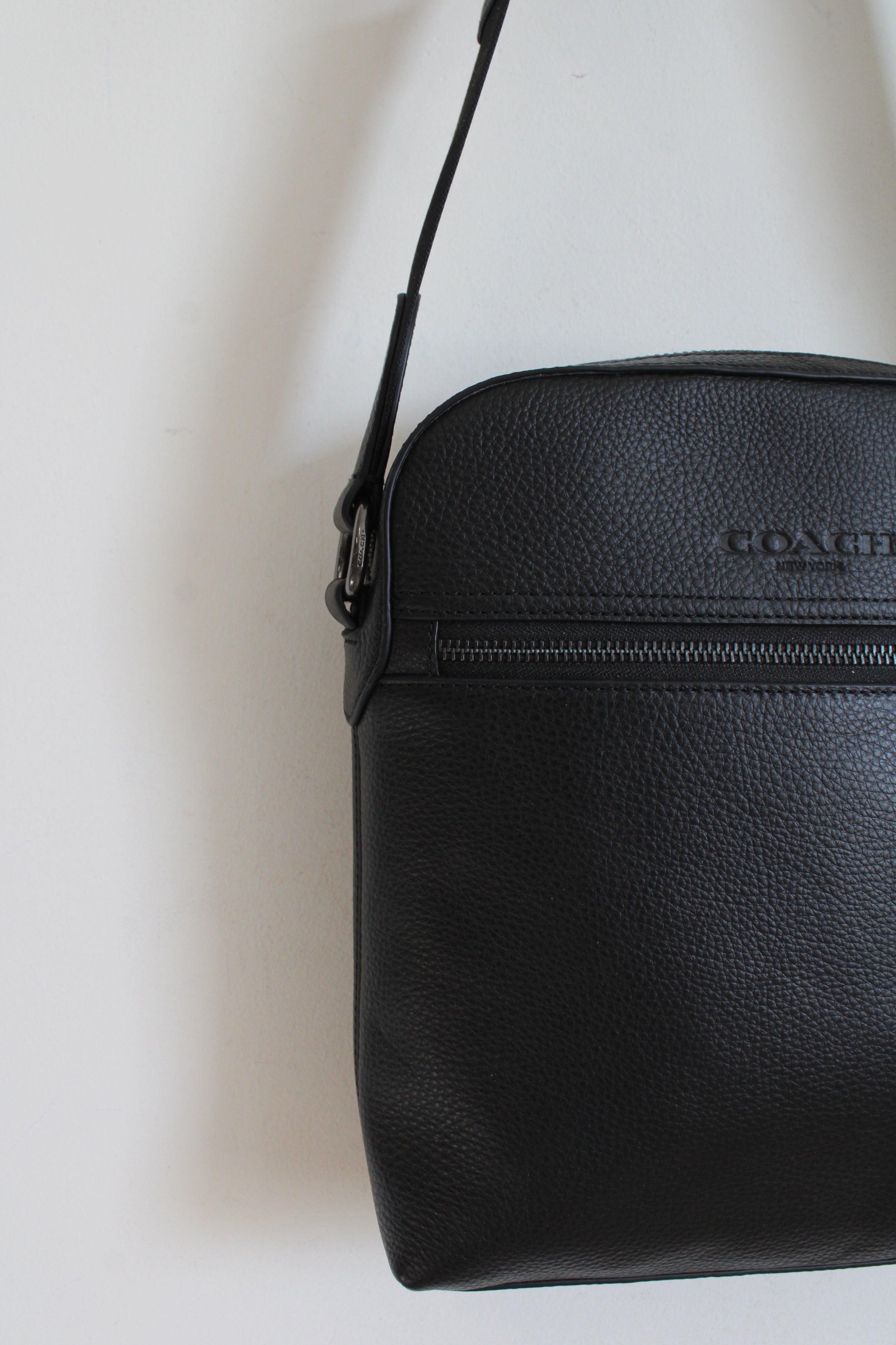 Coach Black Houston Flight Bag