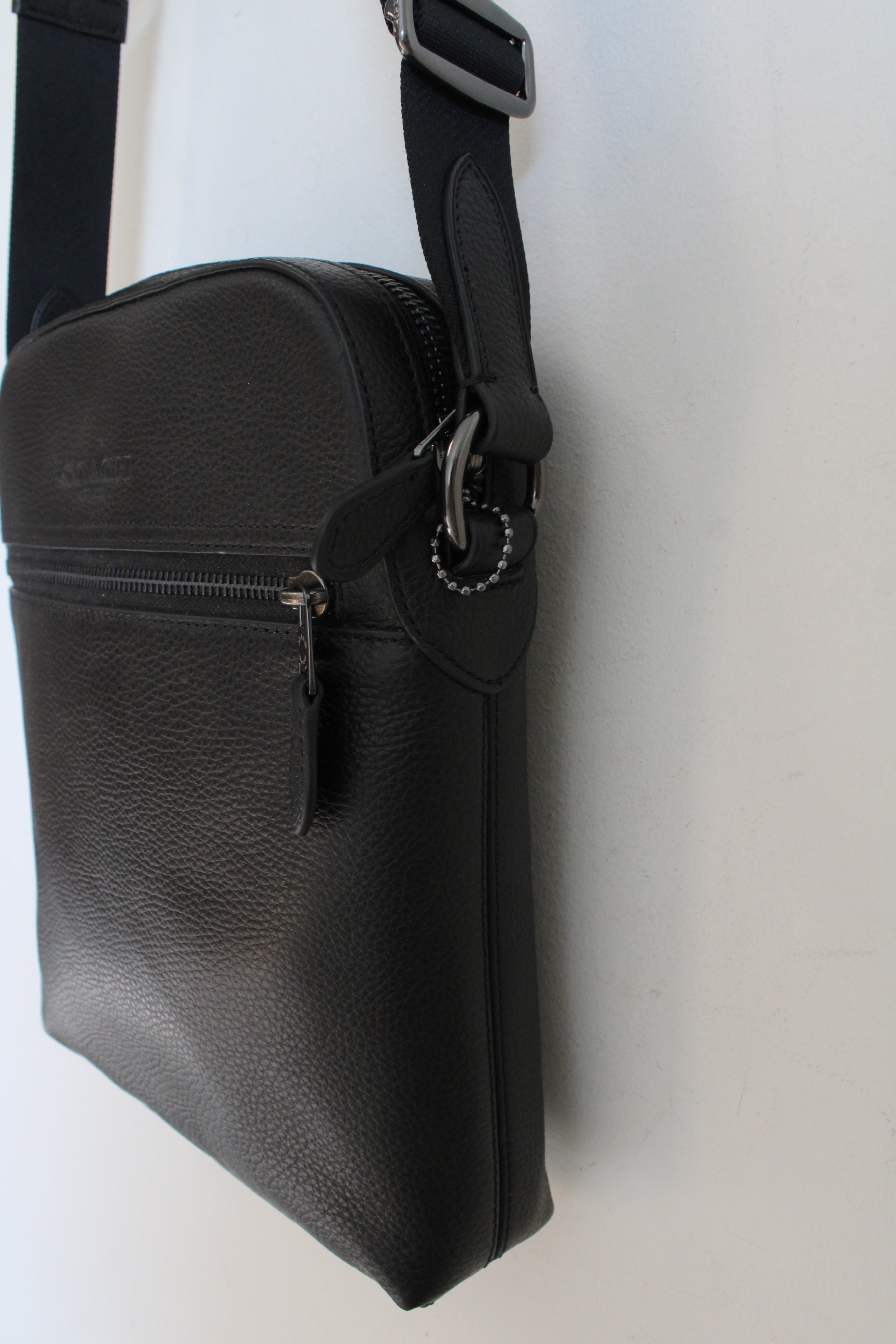 Coach Black Houston Flight Bag