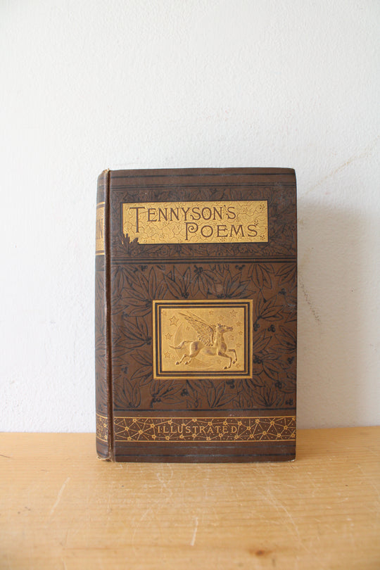 Tennyson's Poems Antique Book