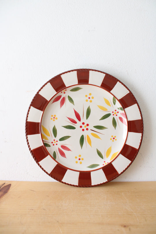 Temptations By Tara Old World Fallfetti 10.5" Dinner Plate