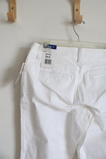 NEW Lee Curvy Fit White Capri Pants | 6M