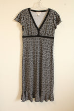 Ann Taylor LOFT Black Paisley Dress | 4