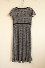 Ann Taylor LOFT Black Paisley Dress | 4