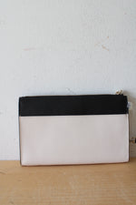 NEW Kate Spade Black & White Houndstooth Fetch Dachshund Wristlet Clutch