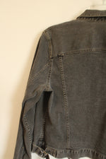 Liz Claiborne Gray Wash Denim Jacket | M Petite