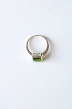 Sterling Silver Peridot Ring | Size 9
