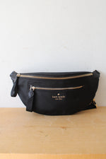 Kate Spade Black Chelsea Nylon Belt Bag