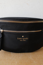 Kate Spade Black Chelsea Nylon Belt Bag