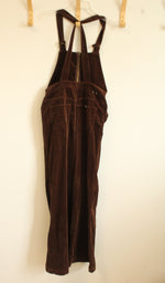 Rollas East Coast High Rise Flare Brown Corduroy Overalls | 29