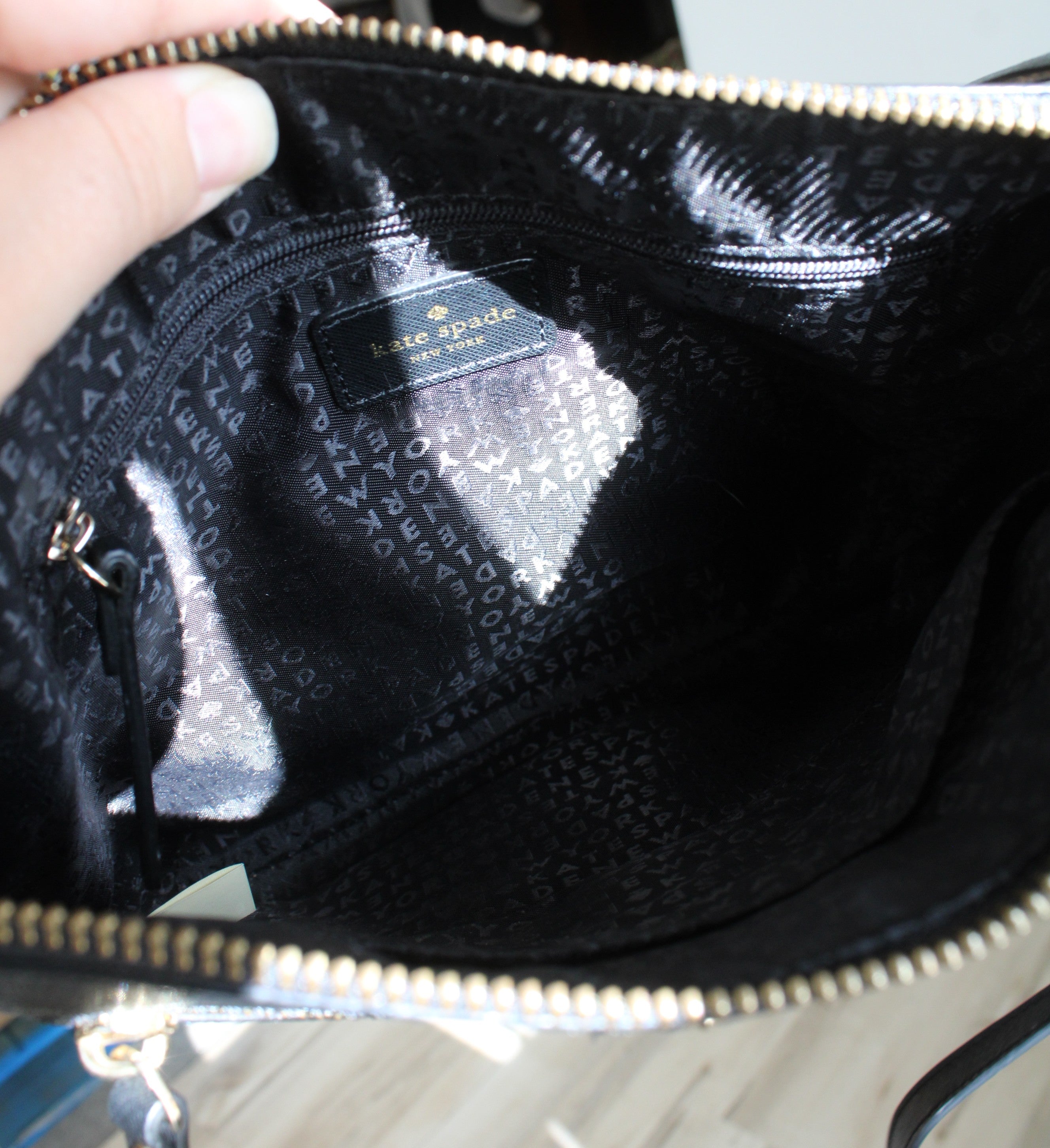 Kate Spade Black Leather Crossbody Bag