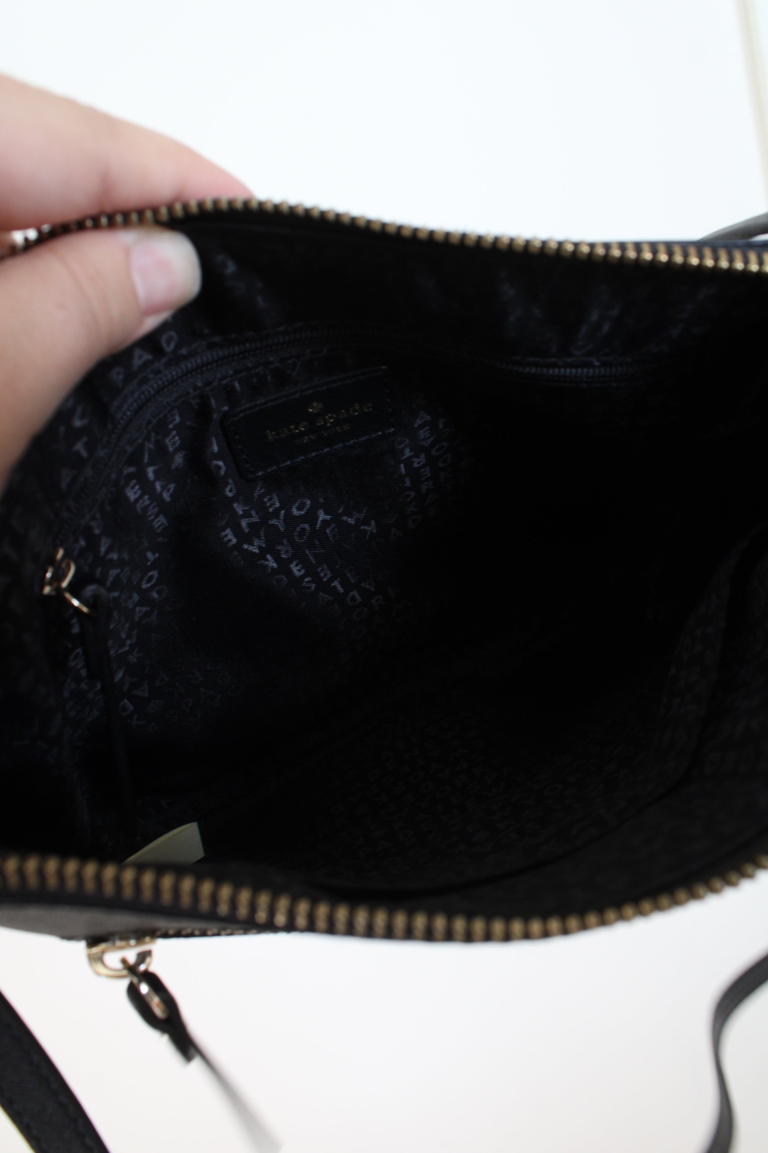 Kate Spade Black Leather Crossbody Bag