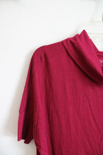NEW Ann Taylor LOFT Red Cowl Neck Knit Top | XS Petite