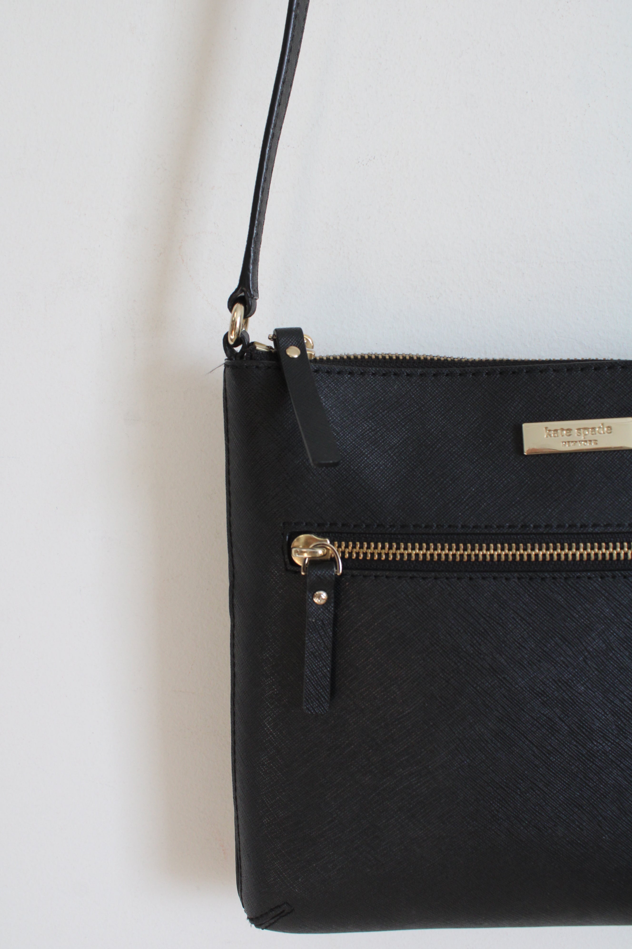 Kate Spade Black Leather Crossbody Bag