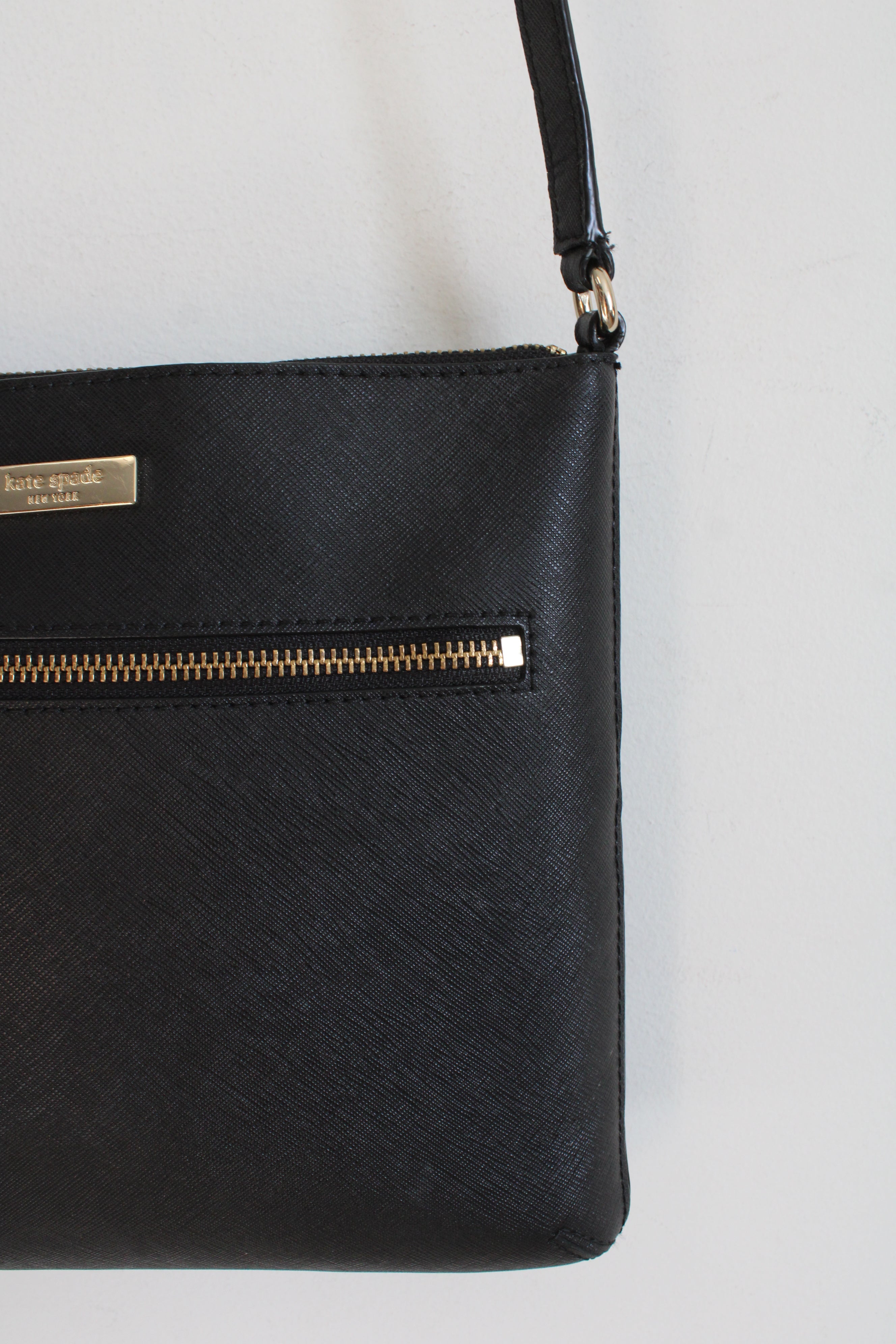 Kate Spade Black Leather Crossbody Bag