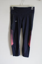 Under Armour Navy Blue Capri Legging | XS