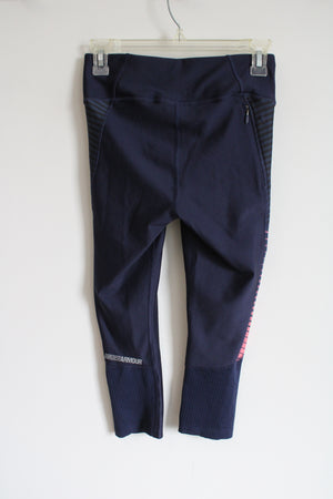 Under Armour Navy Blue Capri Legging | XS