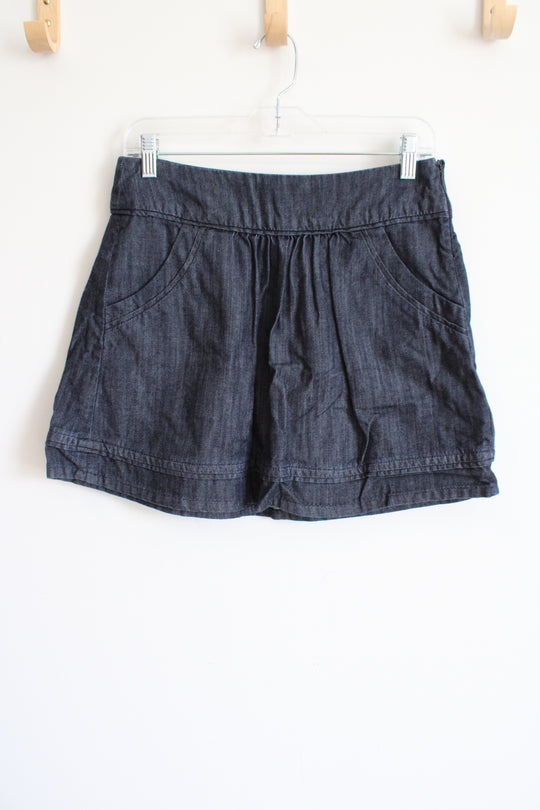 American Eagle Dark Wash Denim Mini Skirt | 2