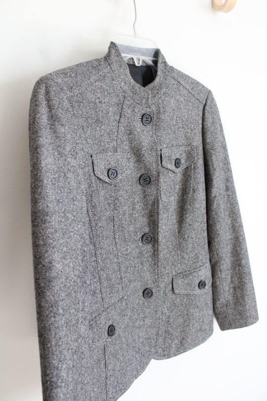 Liz Claiborne Vintage Gray Jacket | 4 Petite