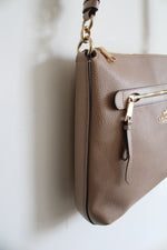 Coach Mae File Tan Crossbody Bag