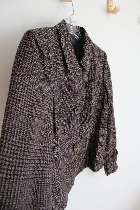 RQT Black & Brown Houndstooth Jacket | 10P