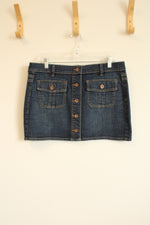 Old Navy Ultra Low Rise Denim Mini Skirt | 8