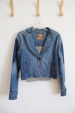 Pricxy Sequined Denim Jacket | XL