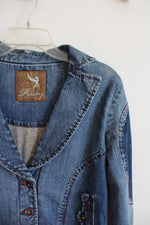 Pricxy Sequined Denim Jacket | XL