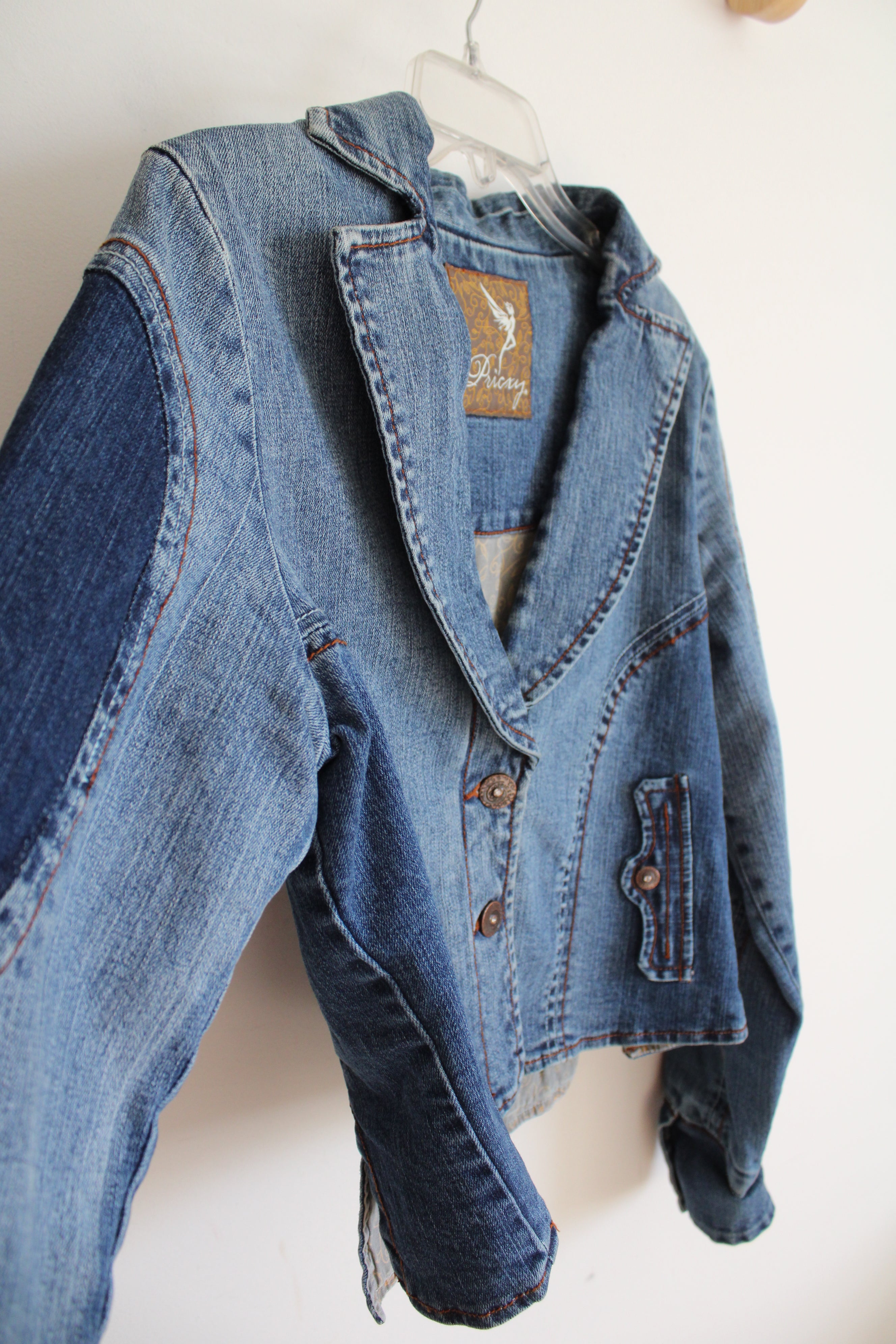 Pricxy Sequined Denim Jacket | XL