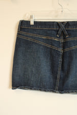 Old Navy Ultra Low Rise Denim Mini Skirt | 8