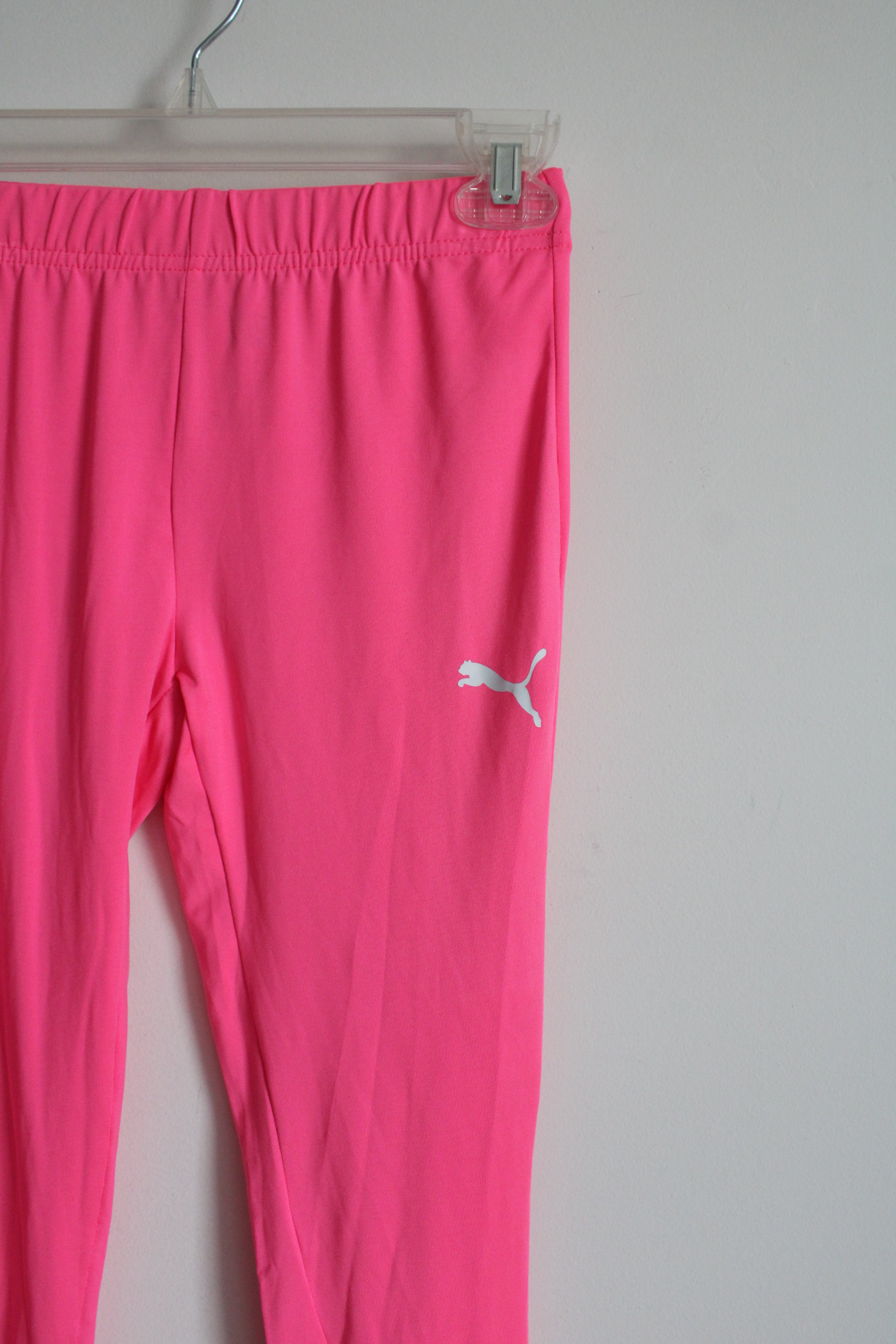 Puma Neon Pink Legging | Youth L (12/14)