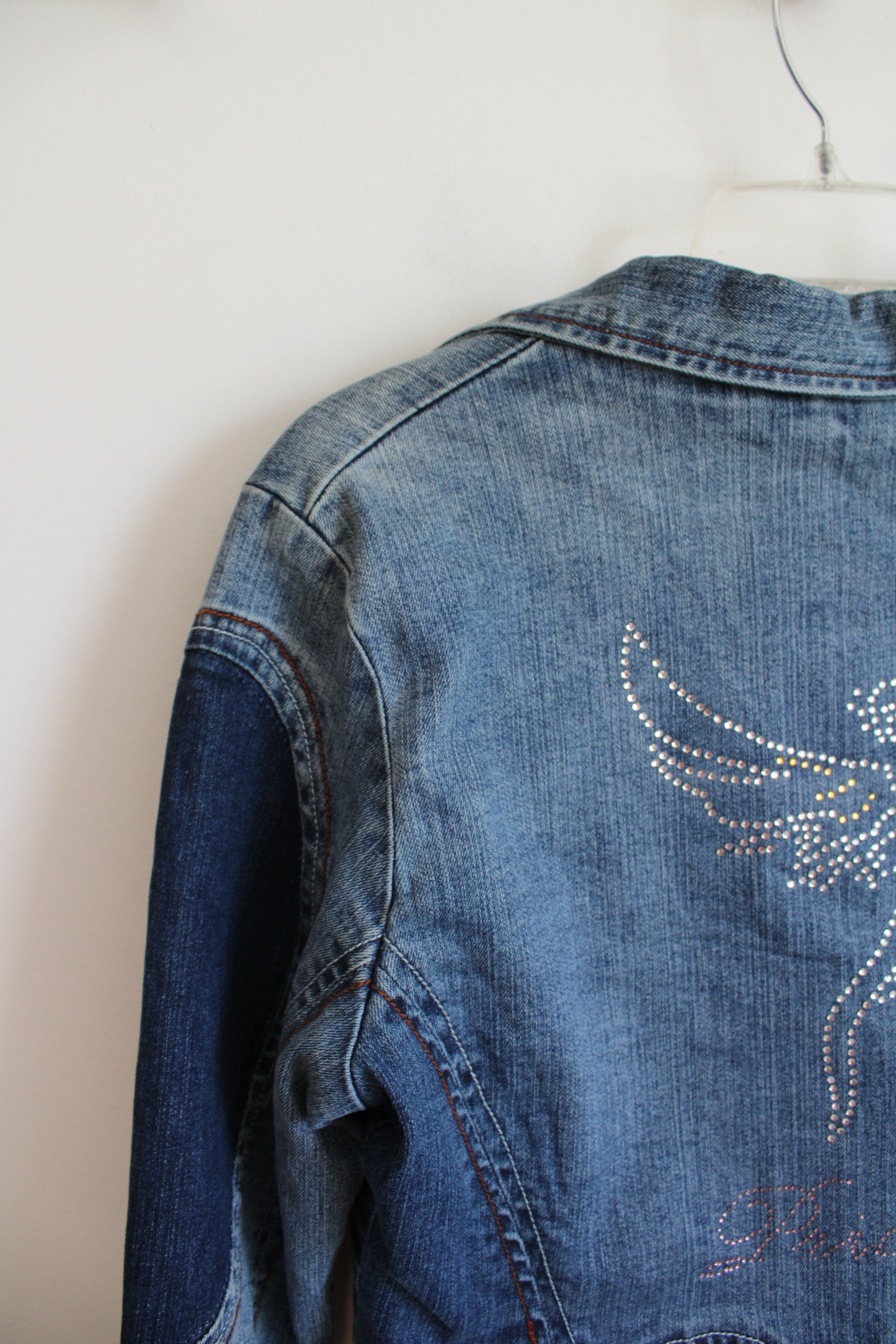 Pricxy Sequined Denim Jacket | XL