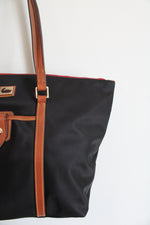 Dooney & Bourke Wayfarer Camden Black Nylon Tote Bag