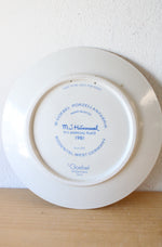 Goebel M.J. Hummel 1981 Boy With Umbrella 11th Annual Decorative Plate