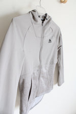 Adidas Gray Full Zip Athletic Jacket | XS