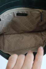 Michael Kors Jet Set Travel Green Large Chain Tote Bag