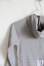 Adidas Gray Full Zip Athletic Jacket | XS