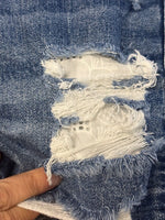American Eagle High V-Rise Shortie Denim Shorts | 8