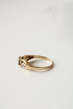 10K Yellow Gold Mystic Topaz Heart Shaped Ring | Size 7