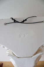 Vintage Fritz & Floyd White Ceramic Elephant Wall Hanging Planter
