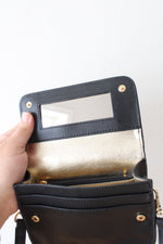 Tory Burch Small Black Leather Crossbody Bag