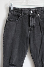 Old Navy High Rise O.G. Straight Black Jeans | 14