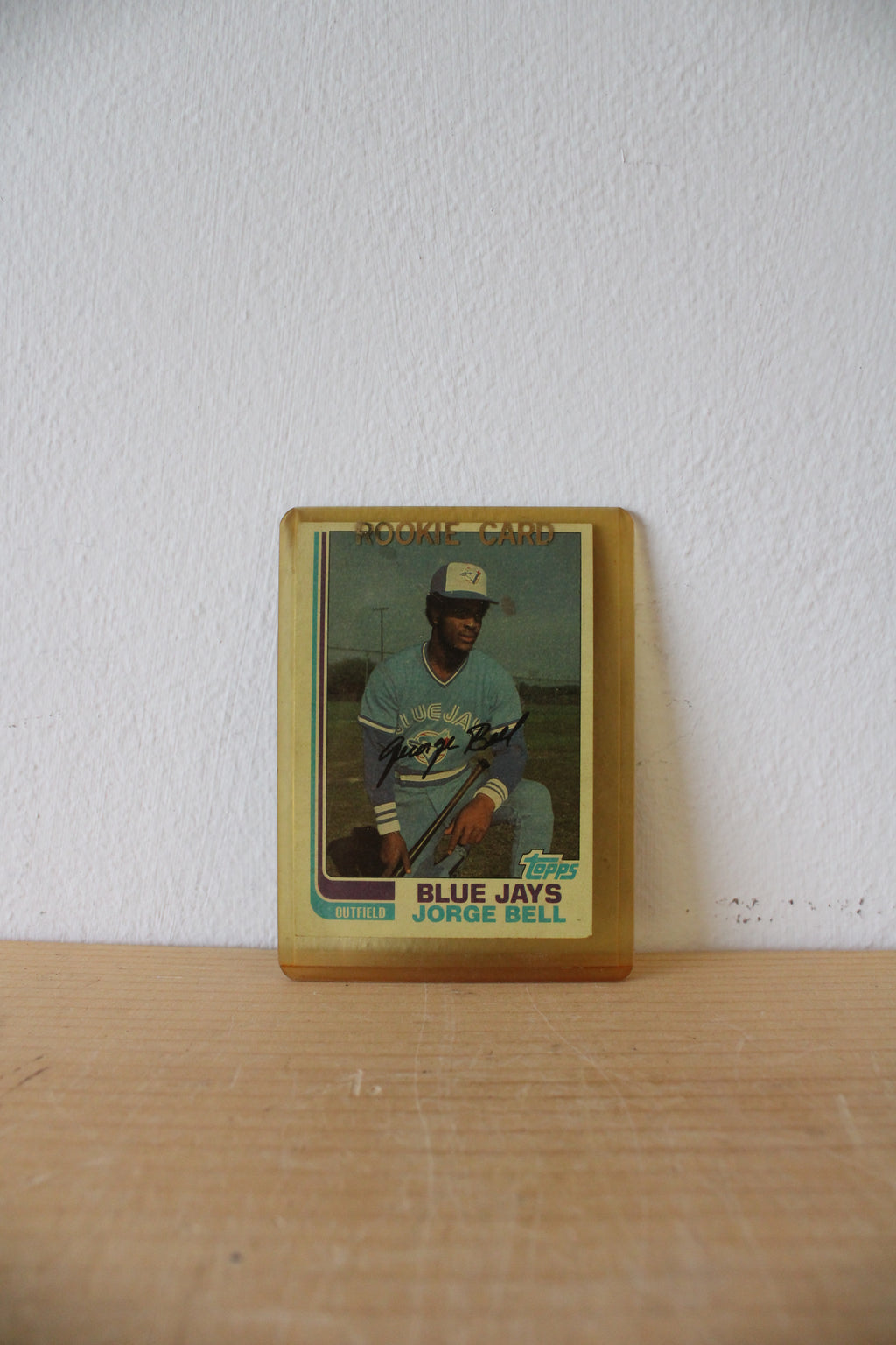 1982 Topps Blue Jays Jorge Bell Autographed Rookie Card