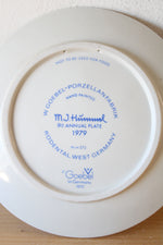 Goebel M.J. Hummel 1979 Boy With Trumpet 9th Annual Decorative Plate