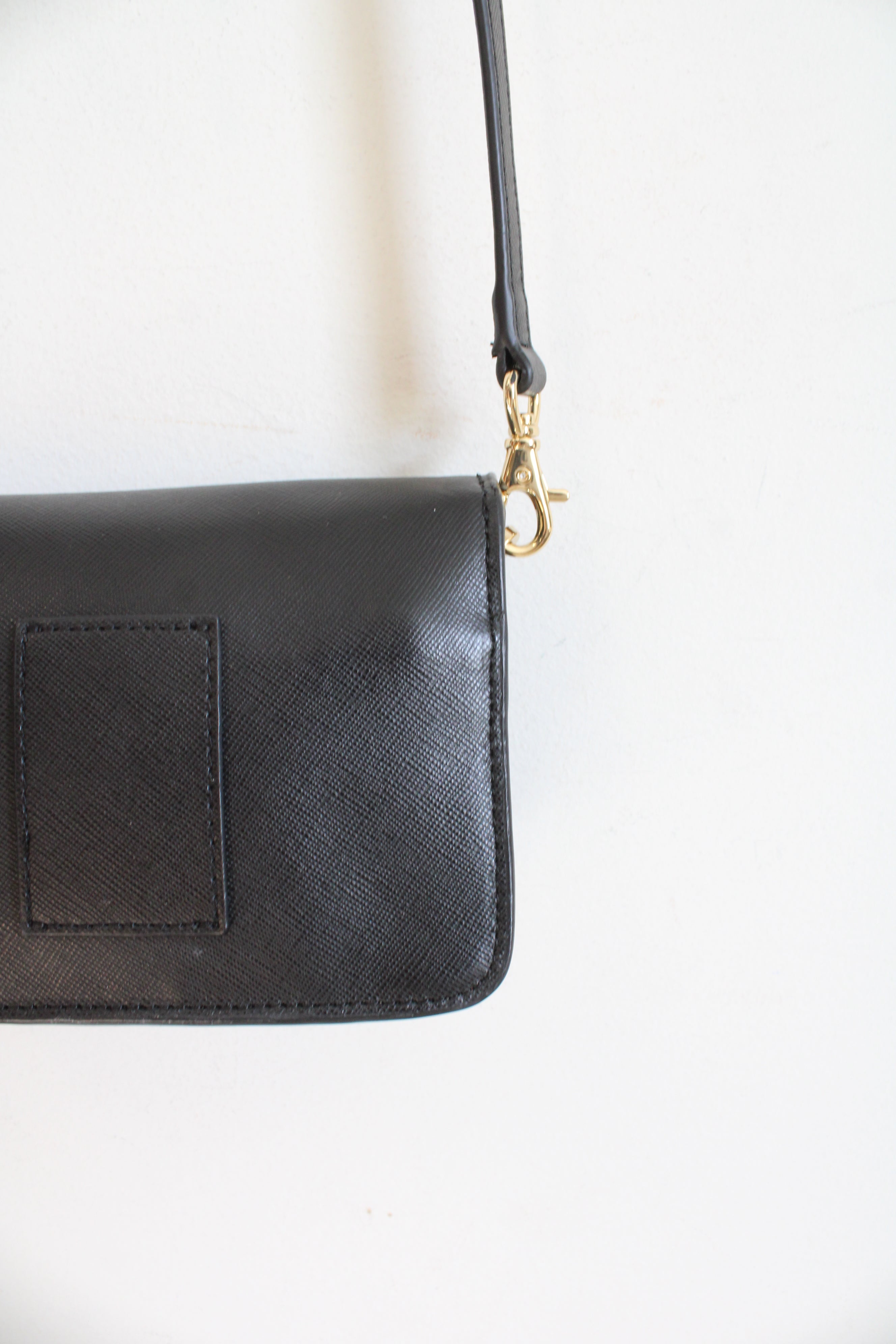 Tory Burch Small Black Leather Crossbody Bag