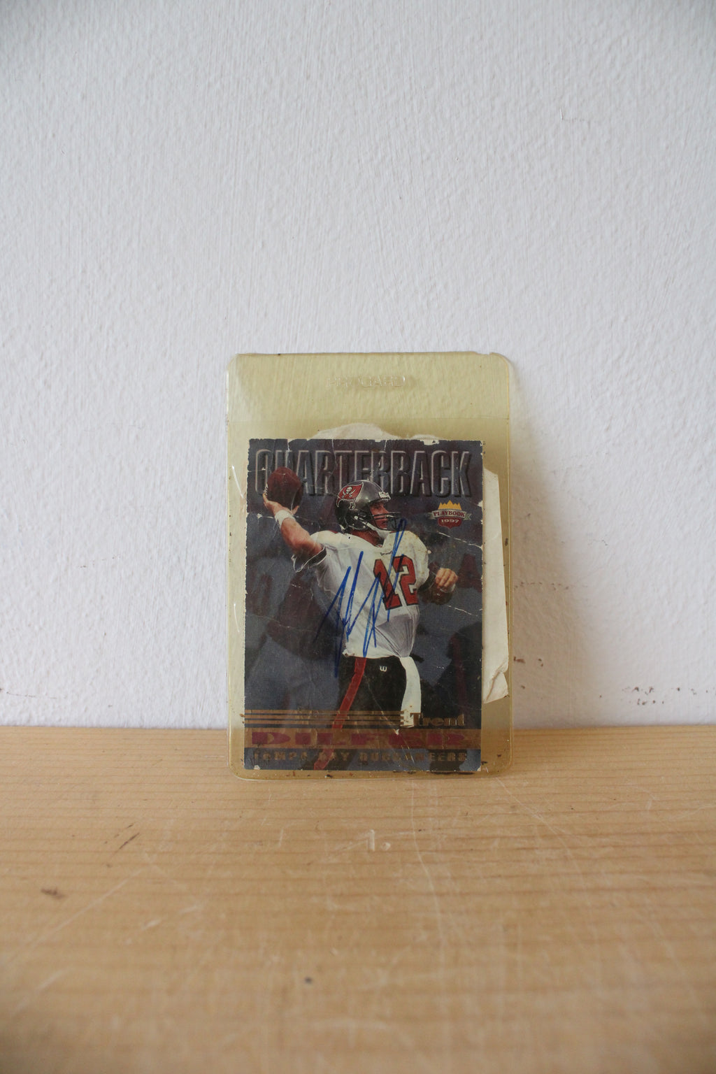 1997 NFL Tampa Bay Buccaneers Trent Dilfer Autographed Card
