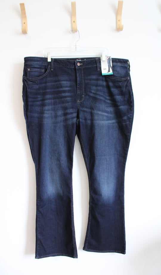 NEW Lee Riders Mid Rise Bootcut Dark Wash Jeans | 24