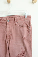American Eagle Dusty Pink Distressed Jeans | 30X30
