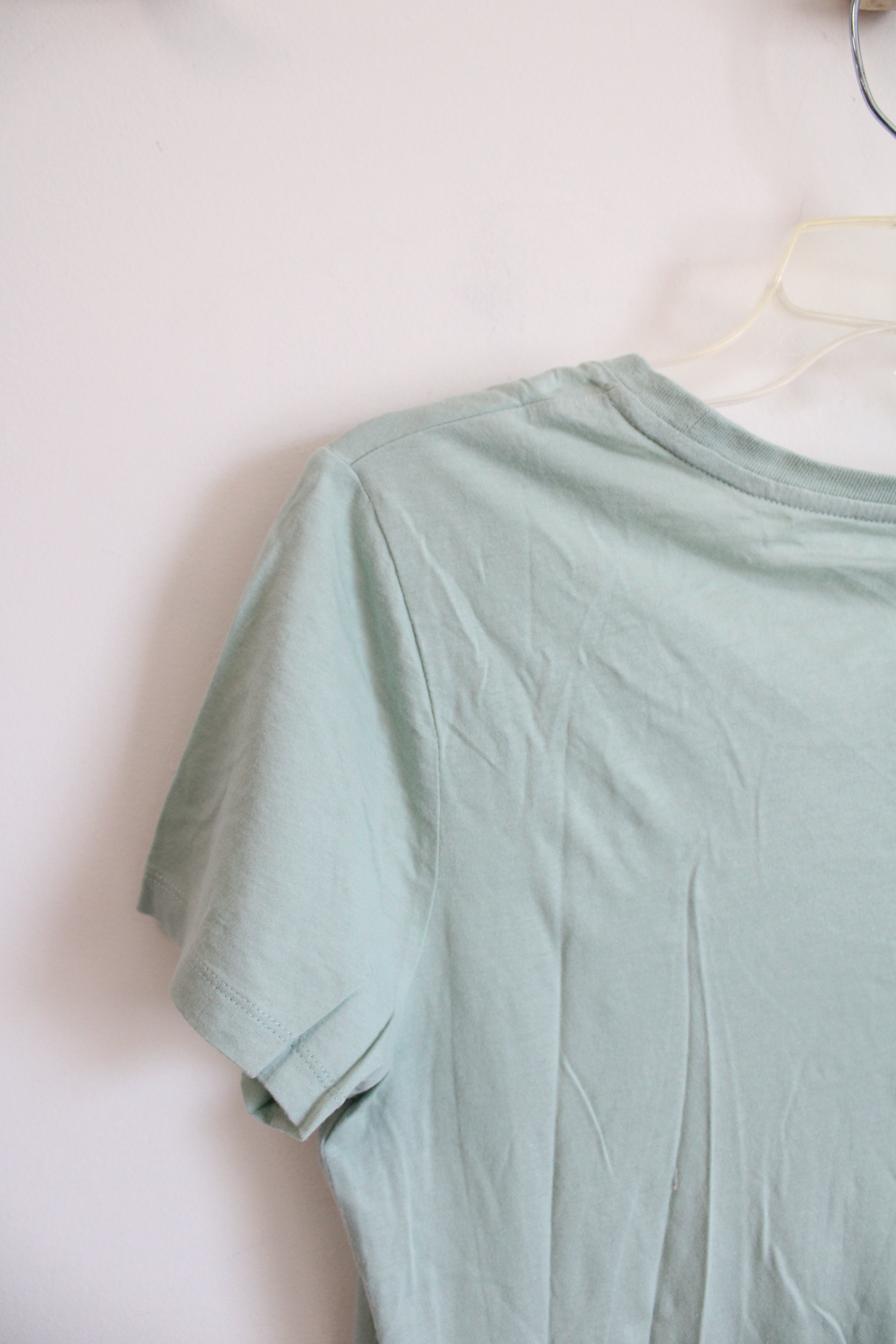Jim Thompson Mint Green Silver Embellished Shirt | XL